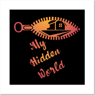 My hidden world Posters and Art